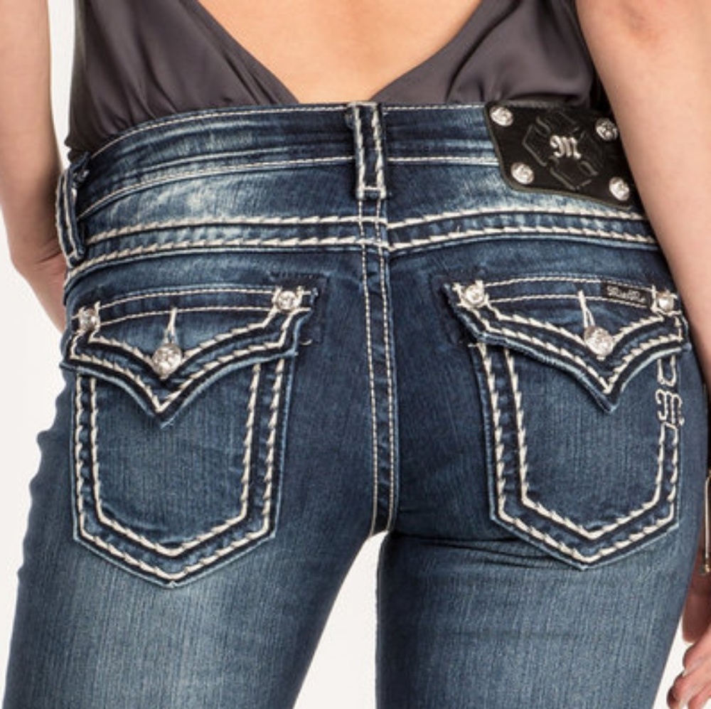 Signature Bootcut Miss Me Denim